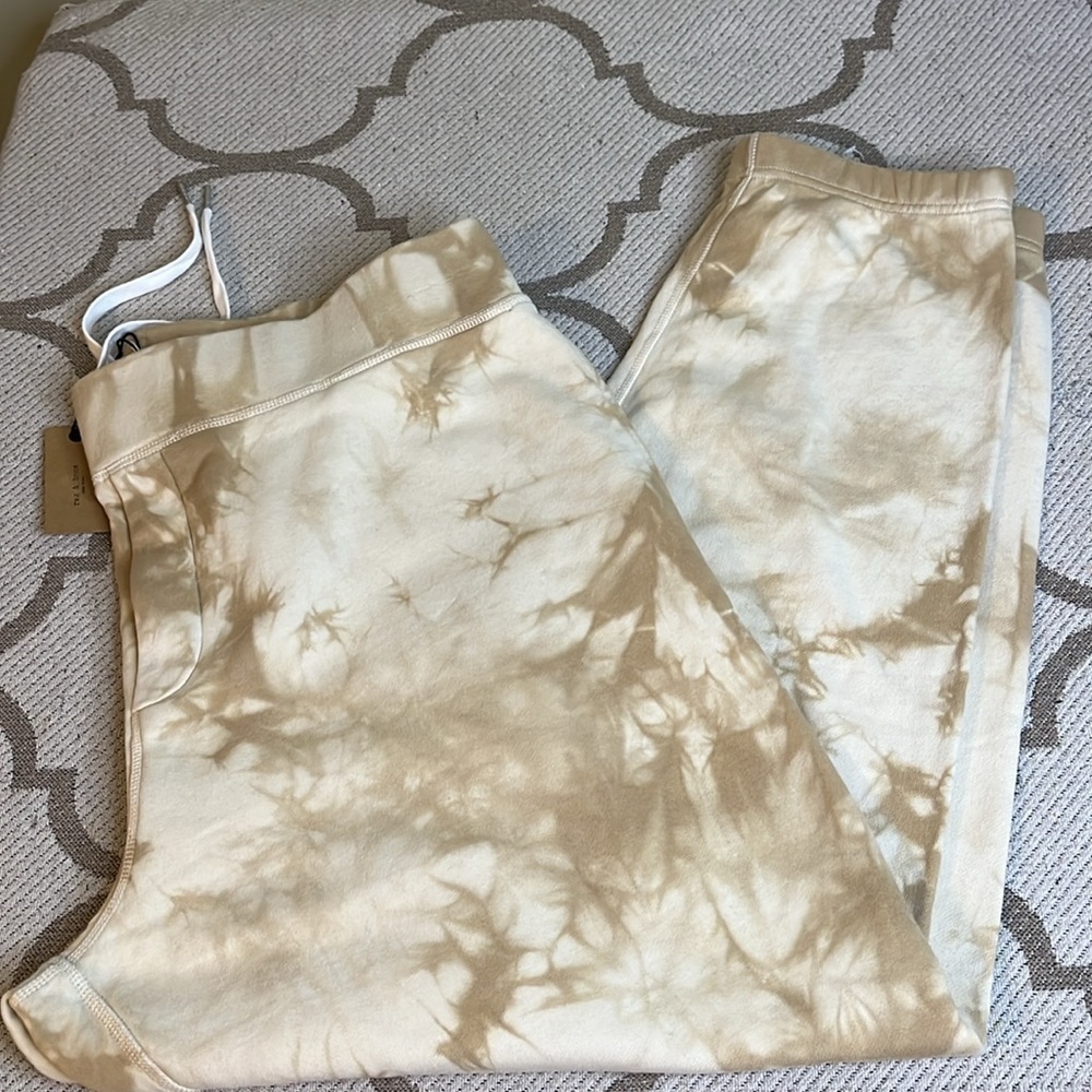 NWT Rag & Bone light dove city tie dye prospect joggers